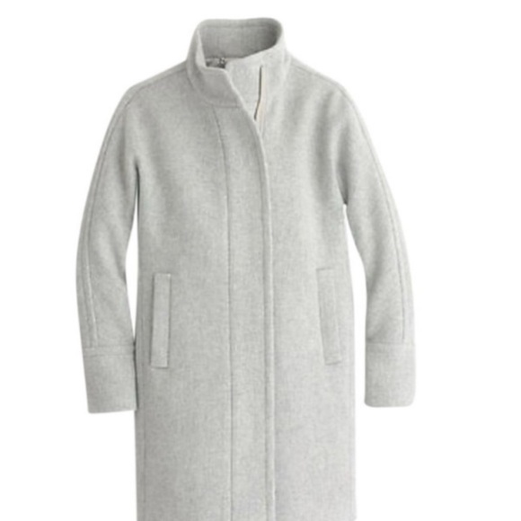 J. Crew City Coat - Gray - Picture 2 of 2